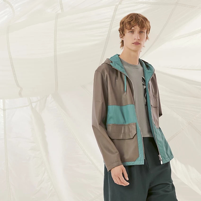 Reversible hooded sweater - 1