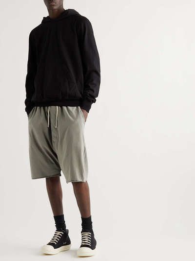 Rick Owens DRKSHDW Pods Organic Cotton-Jersey Drawstring Shorts outlook