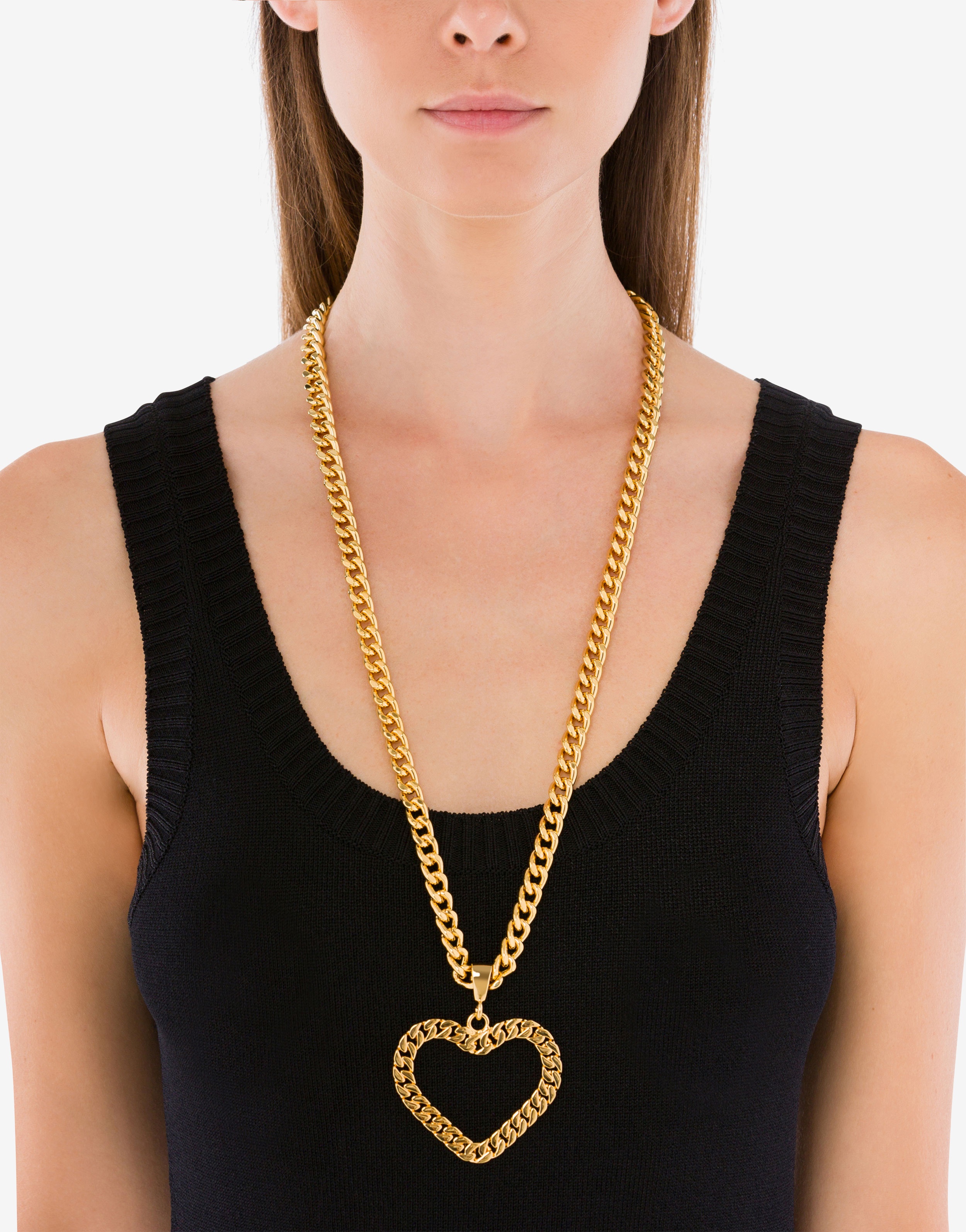 CHAIN HEART NECKLACE - 4