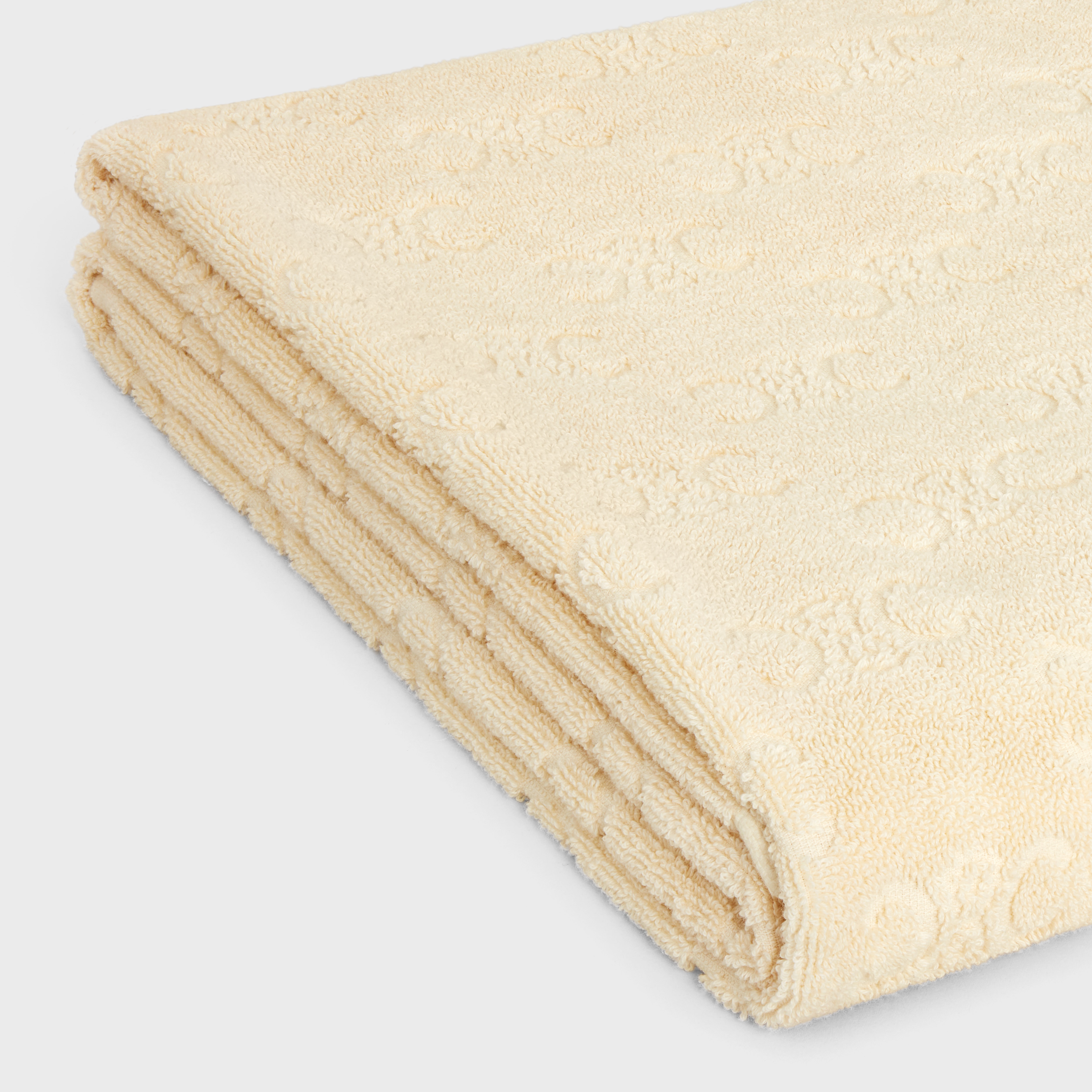 beach towel in monogram terry cotton - 4