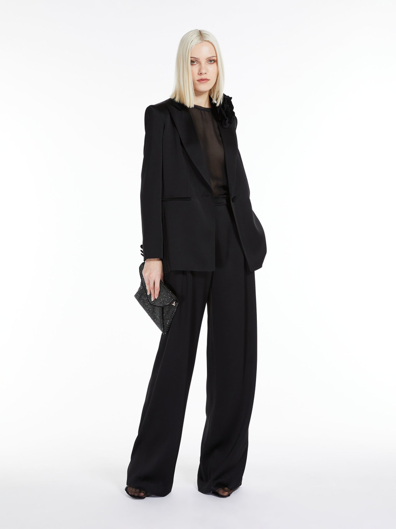 Max Mara PALLIDA Envers satin trouser outlook