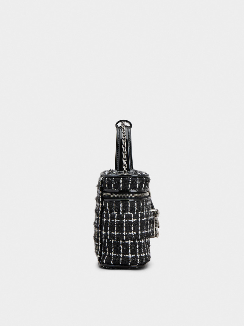 Vanity Très Vivier Micro Bag in tweed 4