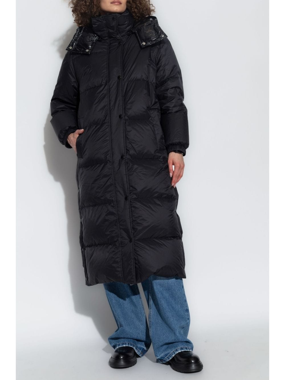 reversible parka coat - 2