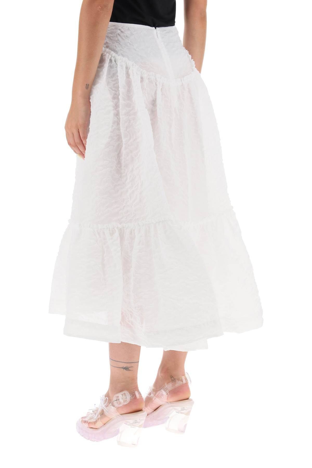 CLOQUÉ YOKE SKIRT - 4