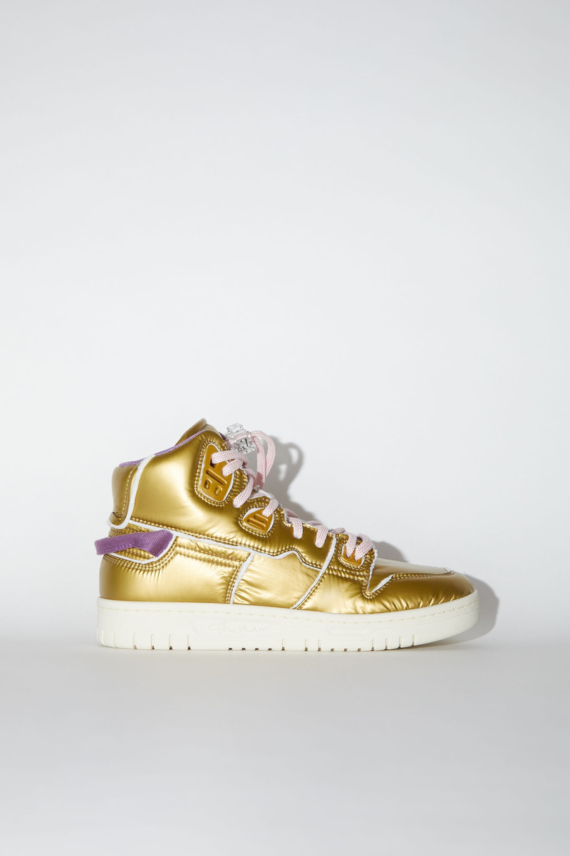 High top sneakers - Gold/purple 1