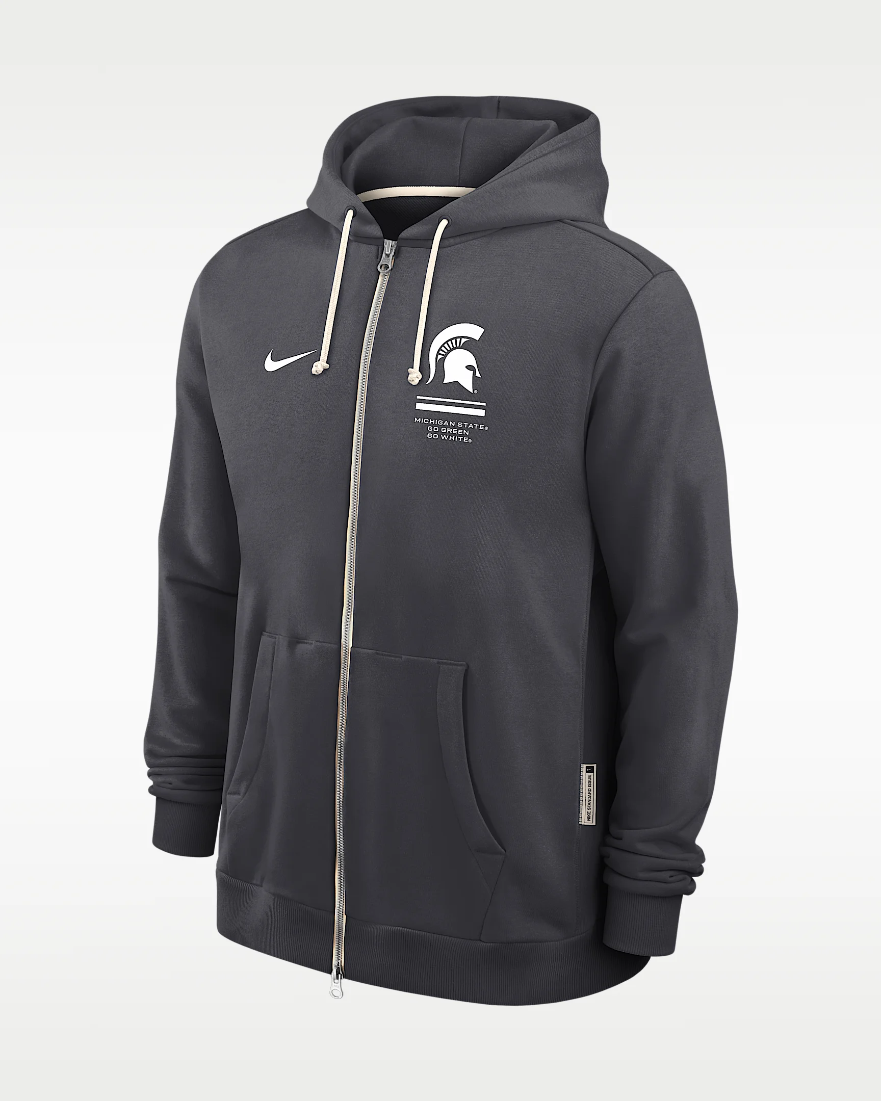Michigan State Sideline Standard Issue Men's Nike Dri-FIT College Full-Zip Hoodie - 1