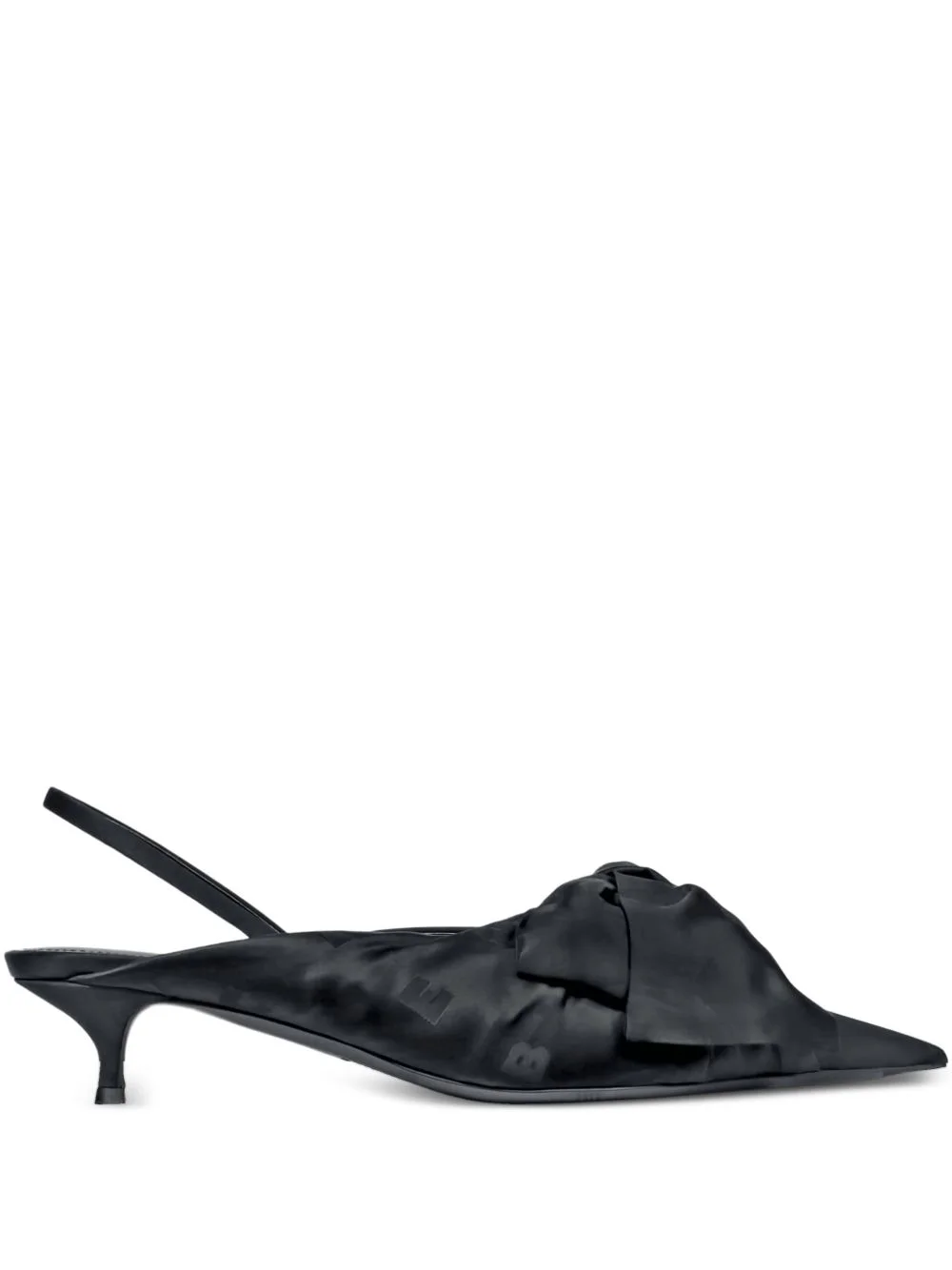 bow sling-back pumps - 1