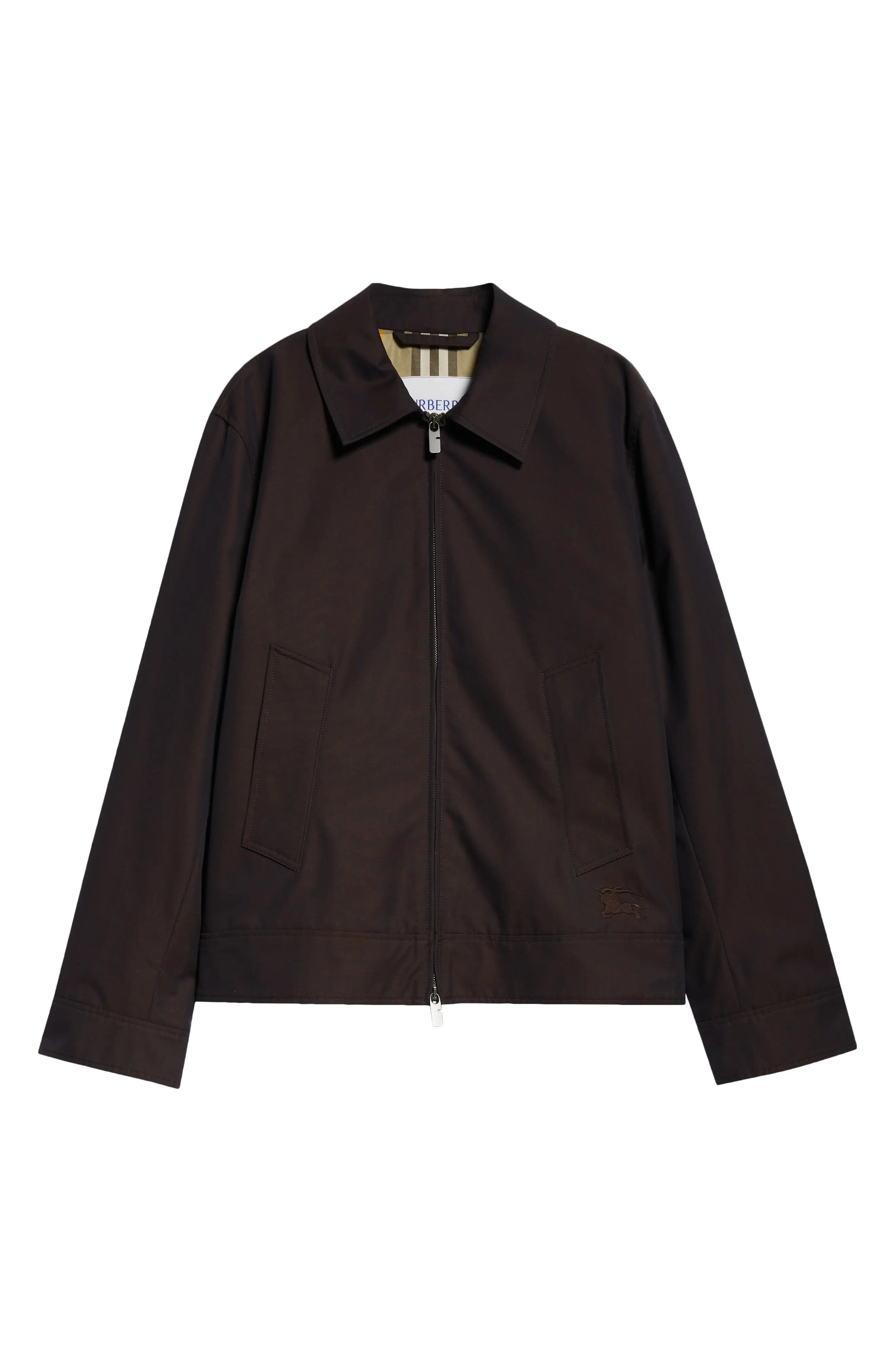 BURBERRY BLACK LABEL harrington jacket 黒 Burberry Harrington Jacket | Black | FARFETCH