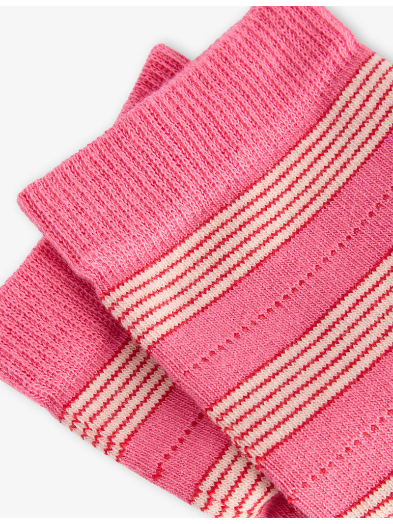 FALKE Stripe Uniform Cotton-Blend Knit Socks outlook