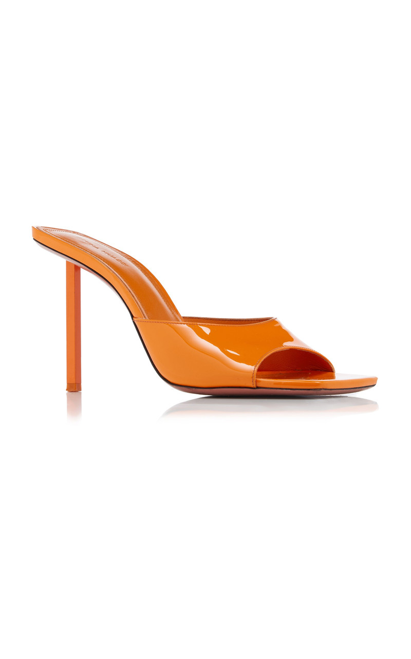 Laura Patent Leather Sandals orange 5