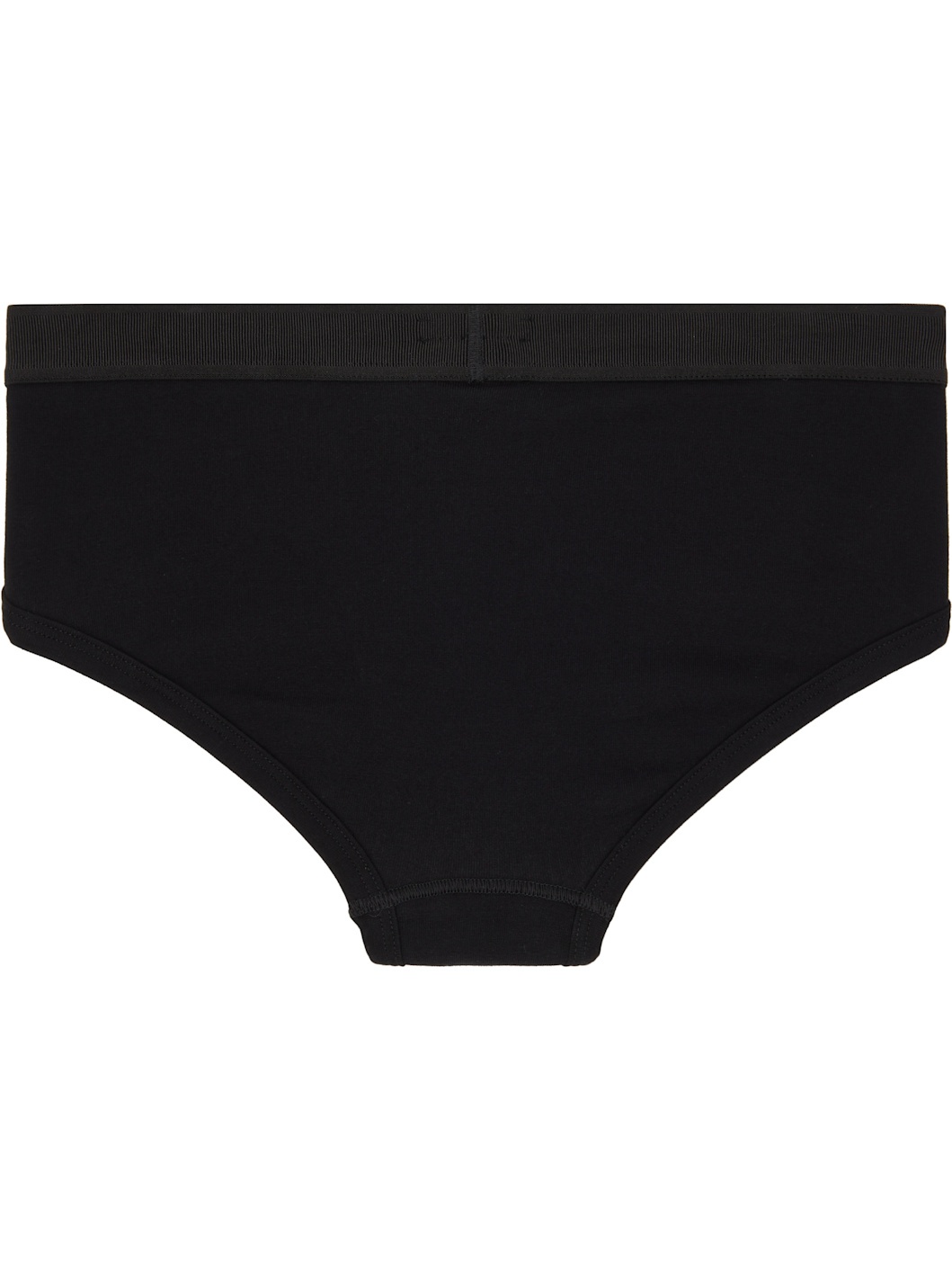 Black Cotton Briefs - 2