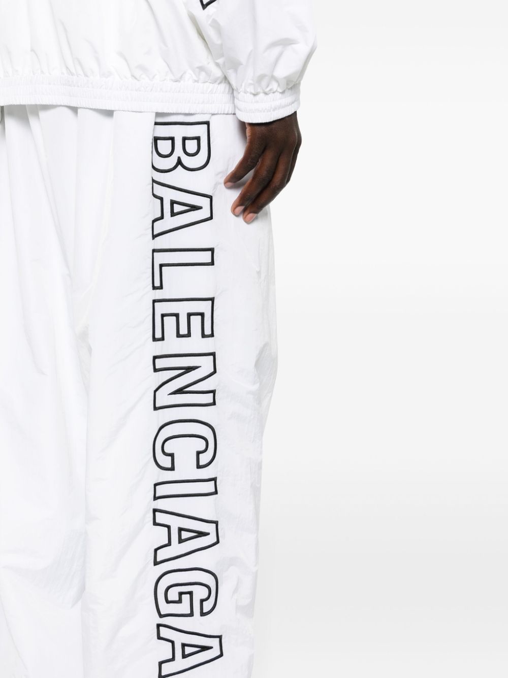 embroidered-logo track pants - 6