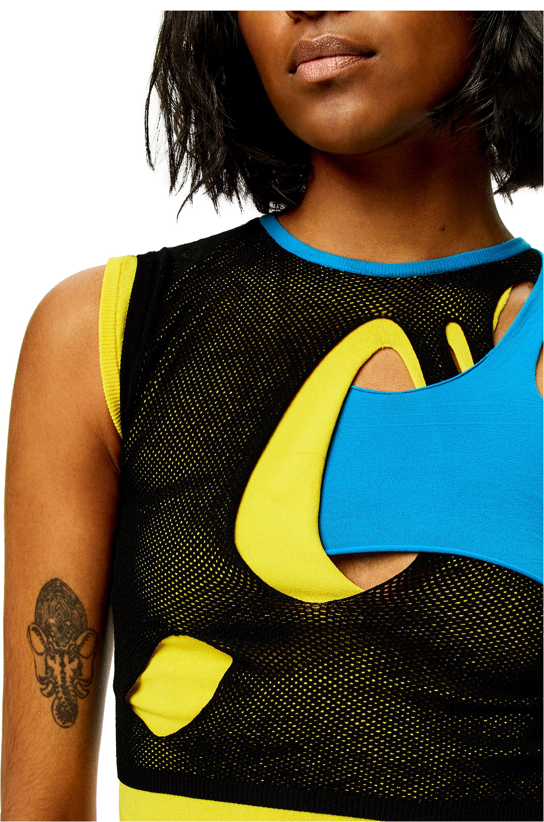 Cut-out top in viscose - 5