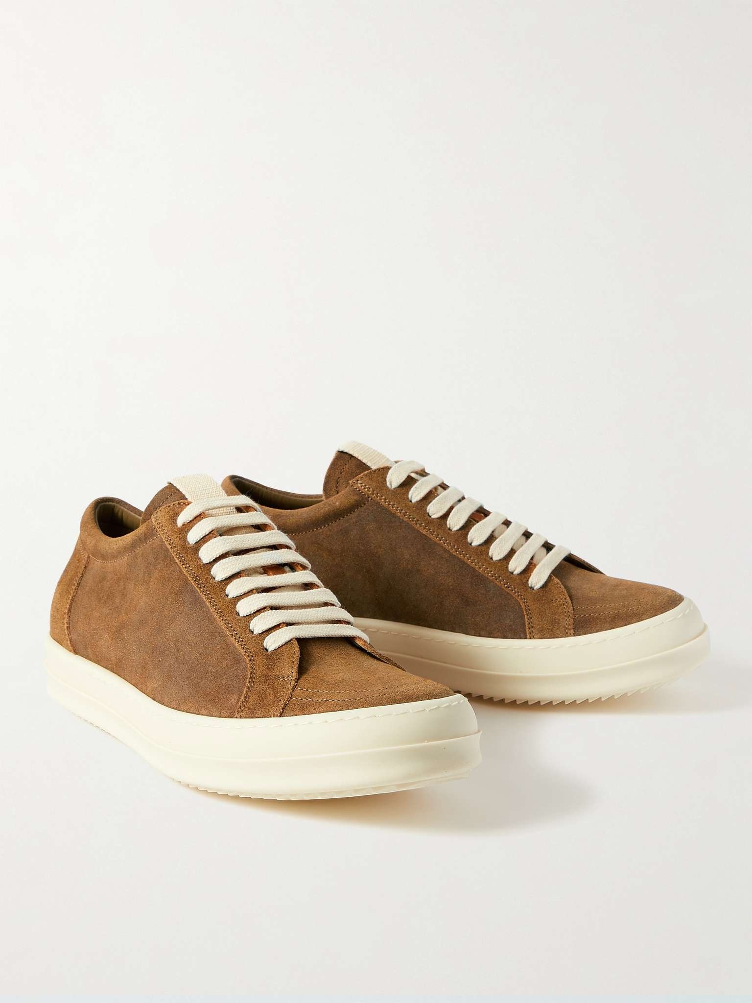 Canvas-Trimmed Suede Sneakers - 4