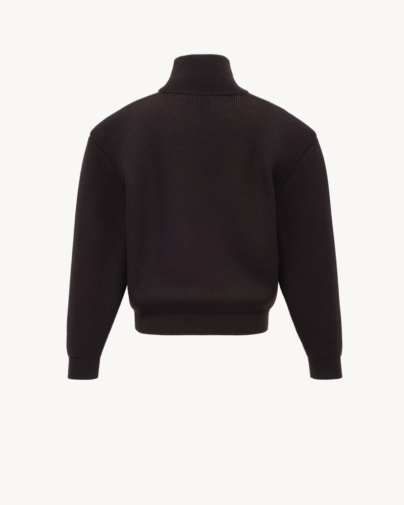 SAINT LAURENT CHUNKY SWEATER IN WOOL outlook