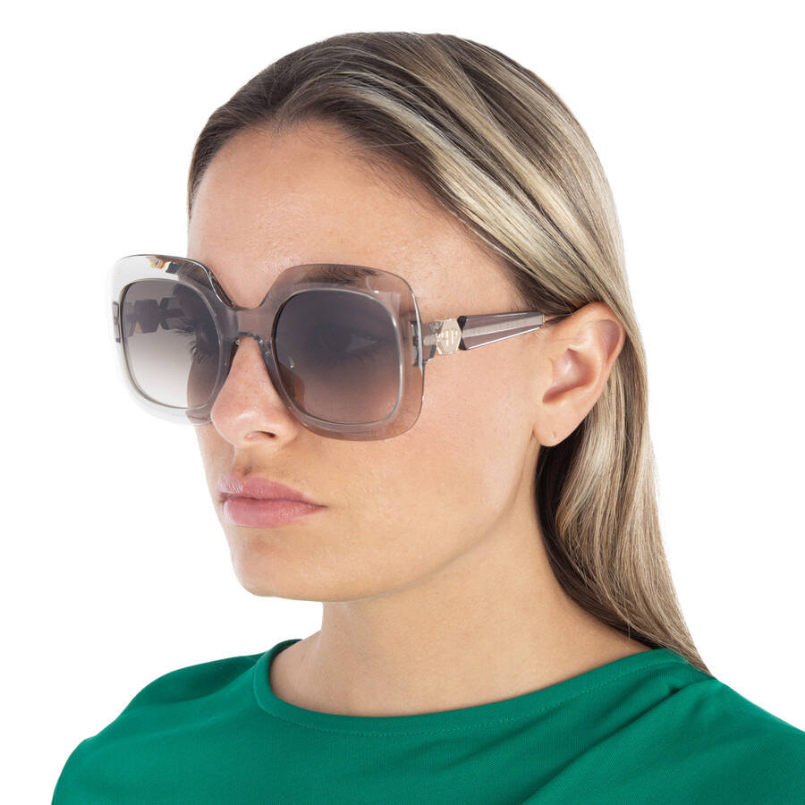 Philipp Plein Grey Square Ladies Sunglasses SPP065S 03GU 55 - 2