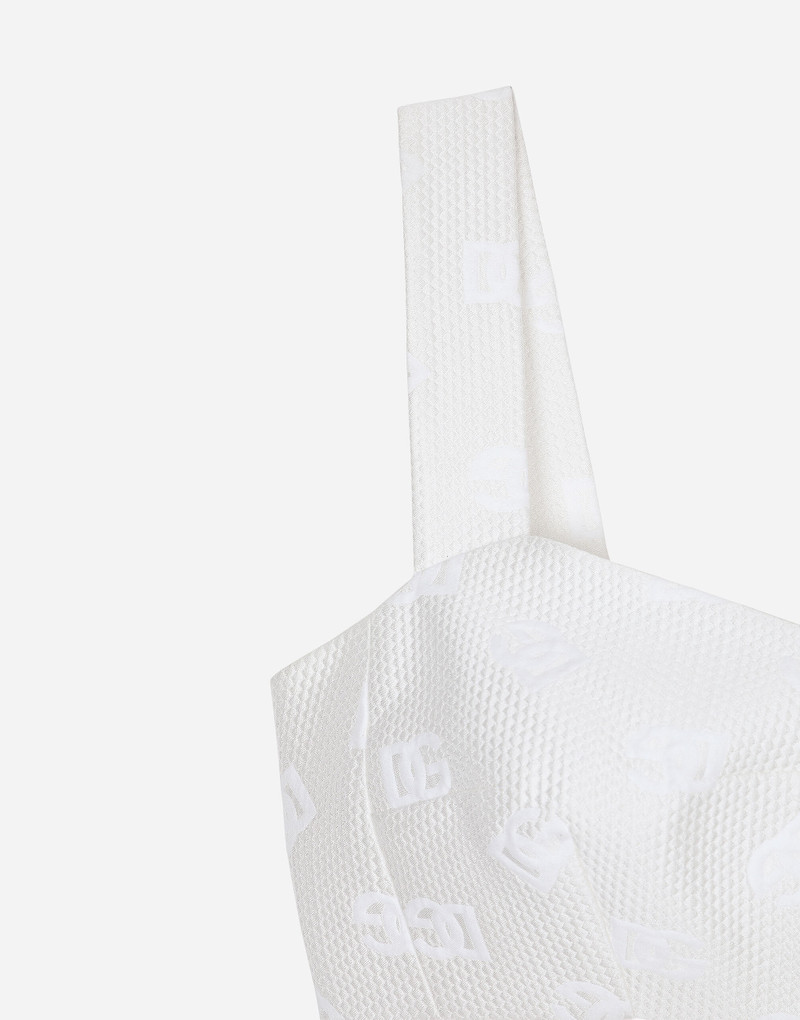 Jacquard top with all-over DG logo 5