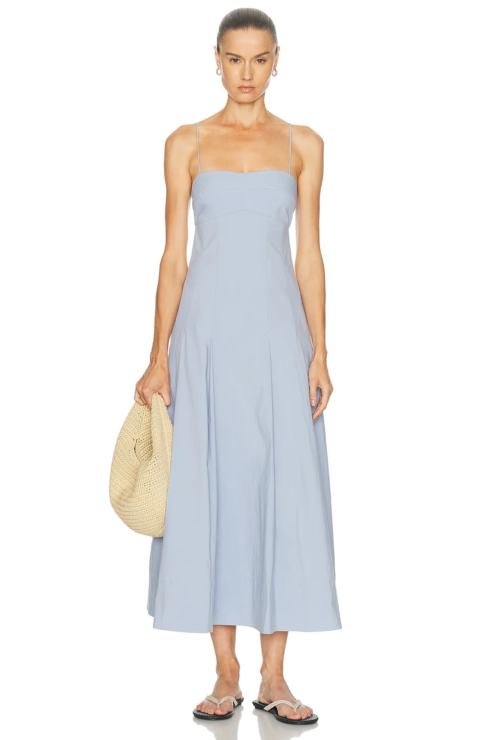 Everyday Cotton Pleat Dress - 1