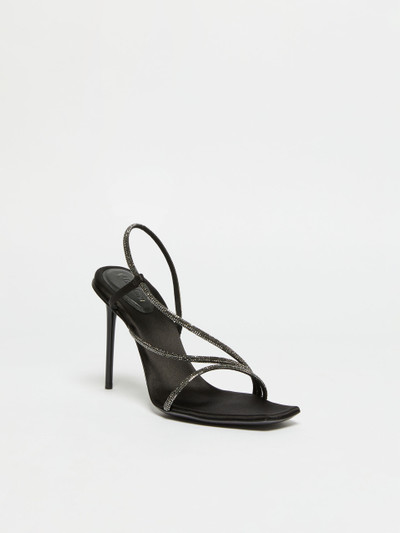Max Mara STARK Sandals with micro crystals outlook