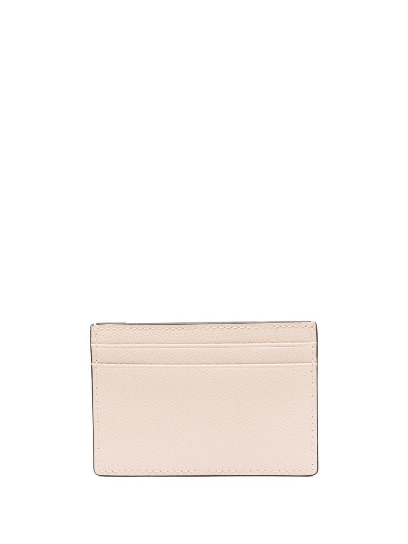 FURLA leather logo lettering cardholder outlook