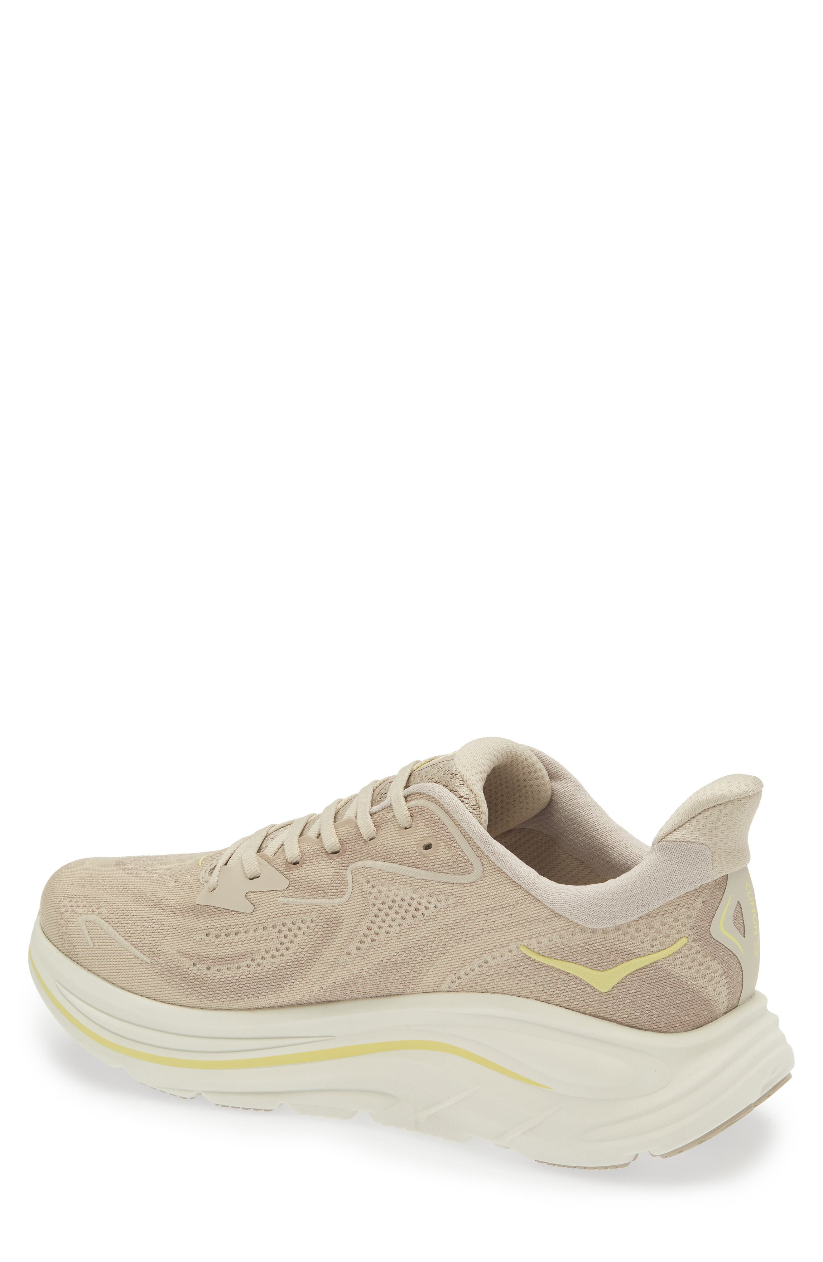HOKA Clifton 10 Running Shoe in Raw Linen /Stone at Nordstrom - 2