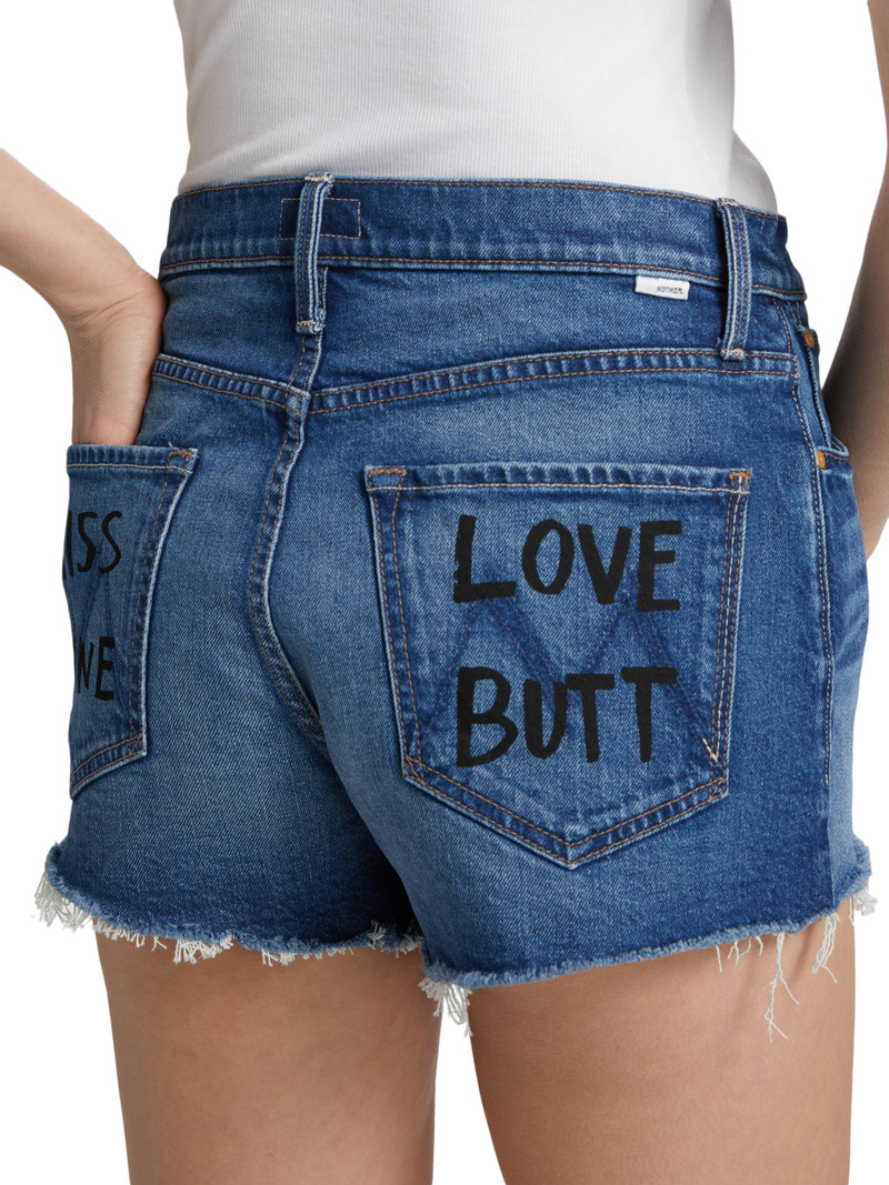 Women's The Dodger Fray Jean Shorts - Bunny Hop 6