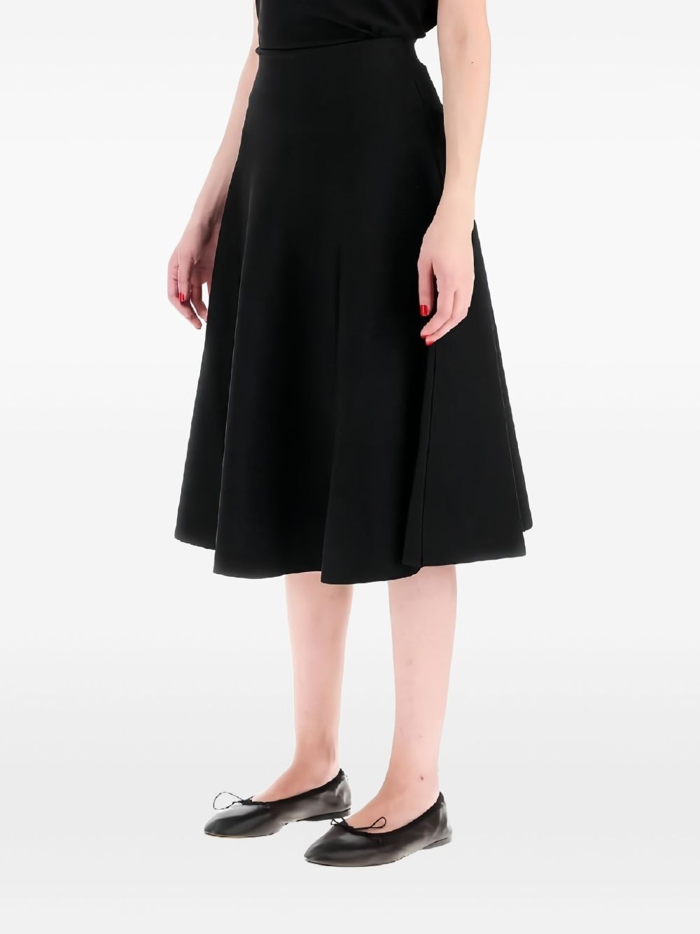 pleated midi skirt - 3