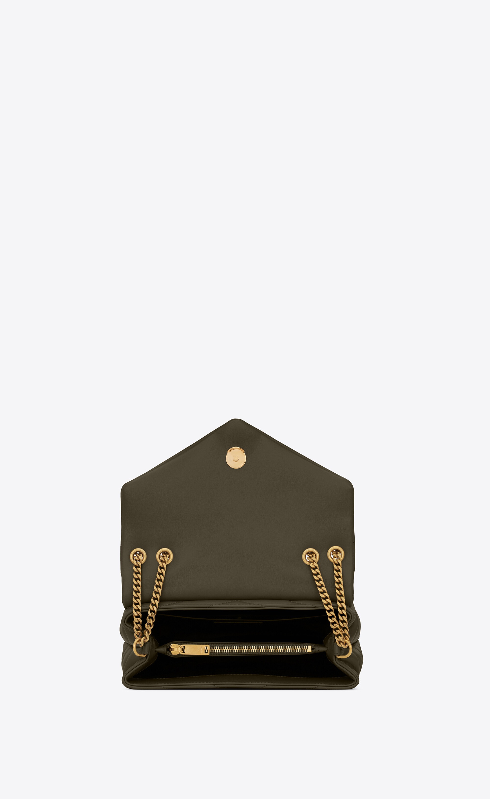 loulou small bag in matelassé “y” leather - 6