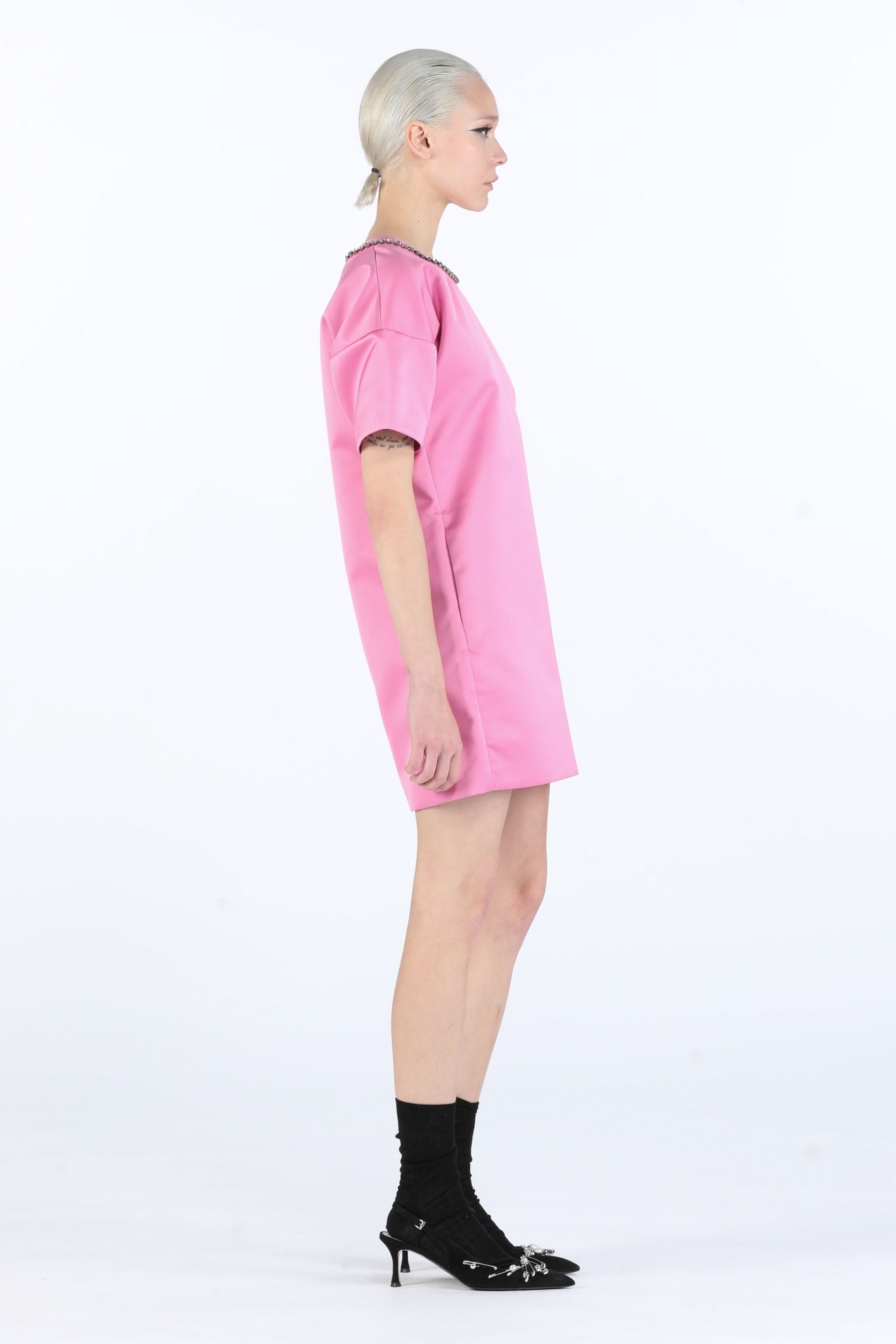 CRYSTAL-EMBELLISHED MINI DRESS - 3