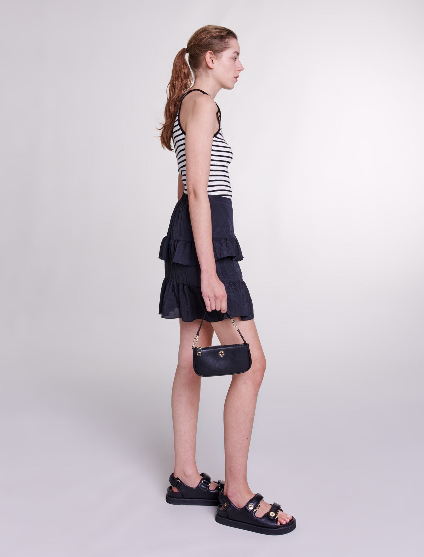 Short ruffled skirt - 3