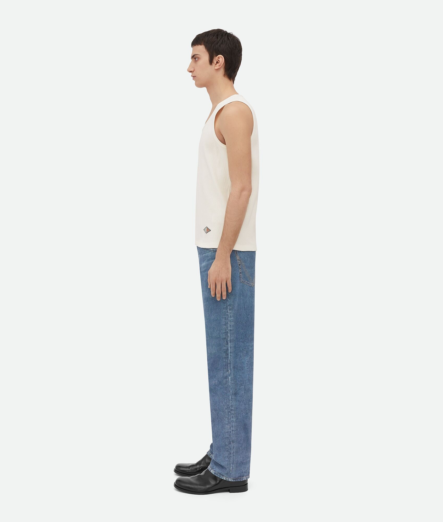 Cotton Rib Jersey Tank Top - 2