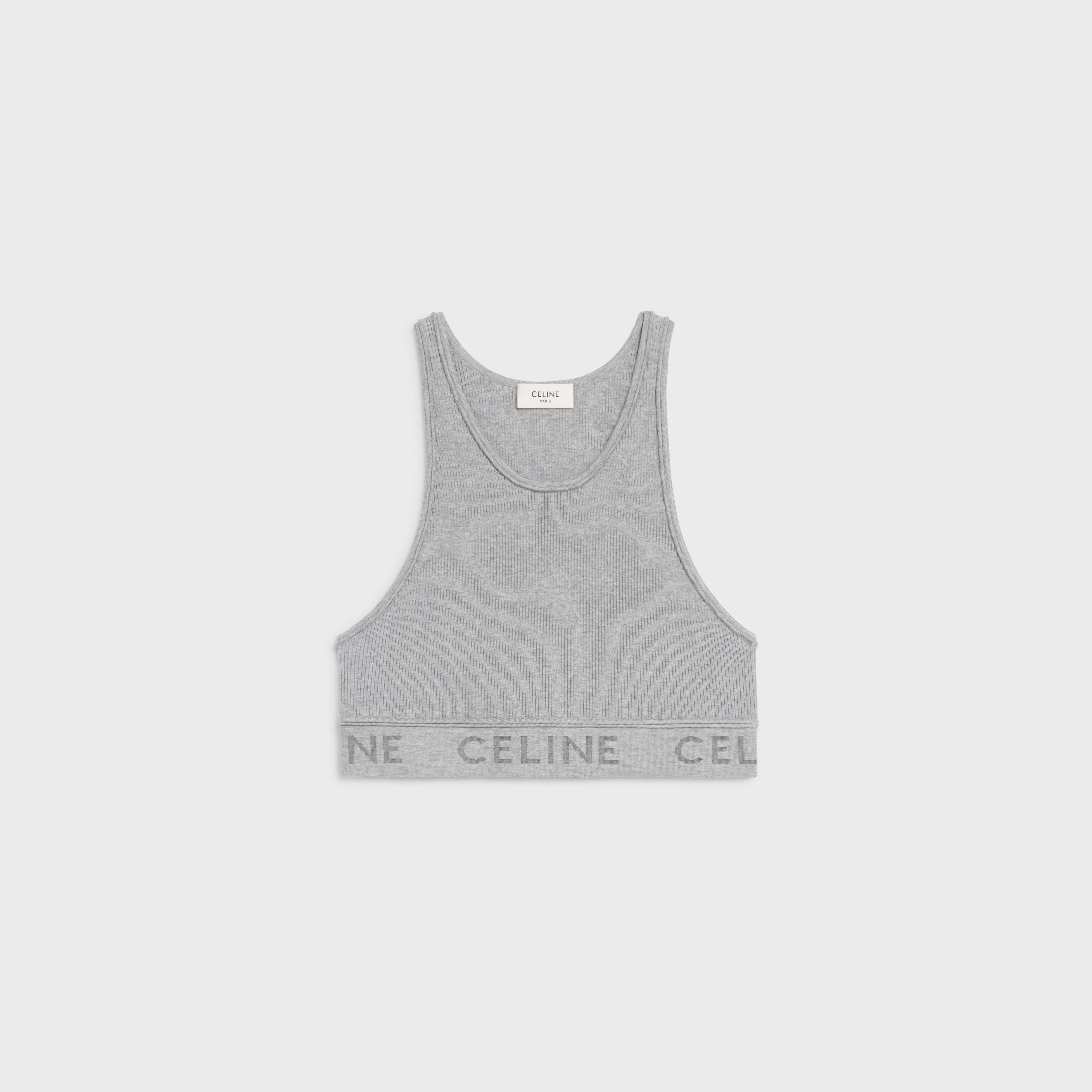 CELINE SPORTS BRA IN ATHLETIC KNIT - 1