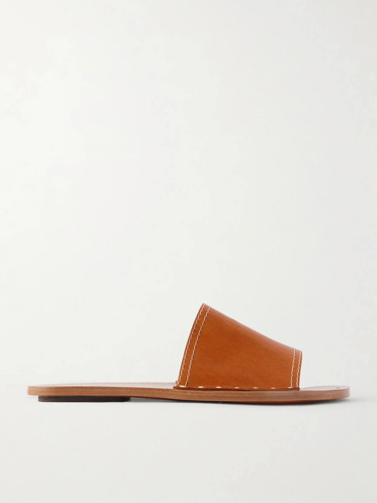 Studded Leather Slides - 1