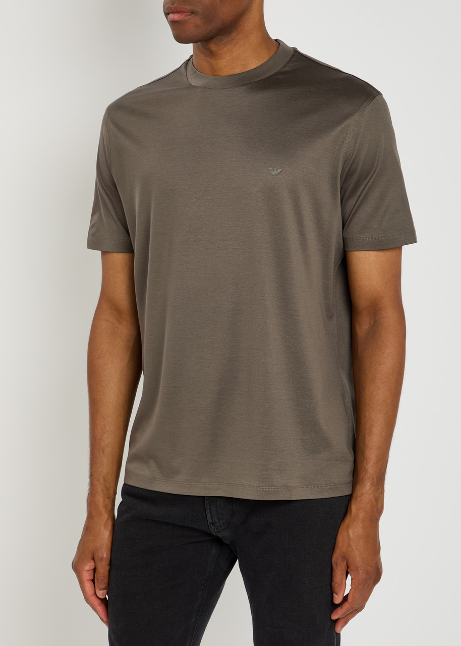 Emporio Armani Travel Logo-appliqué Jersey T-shirt - 2