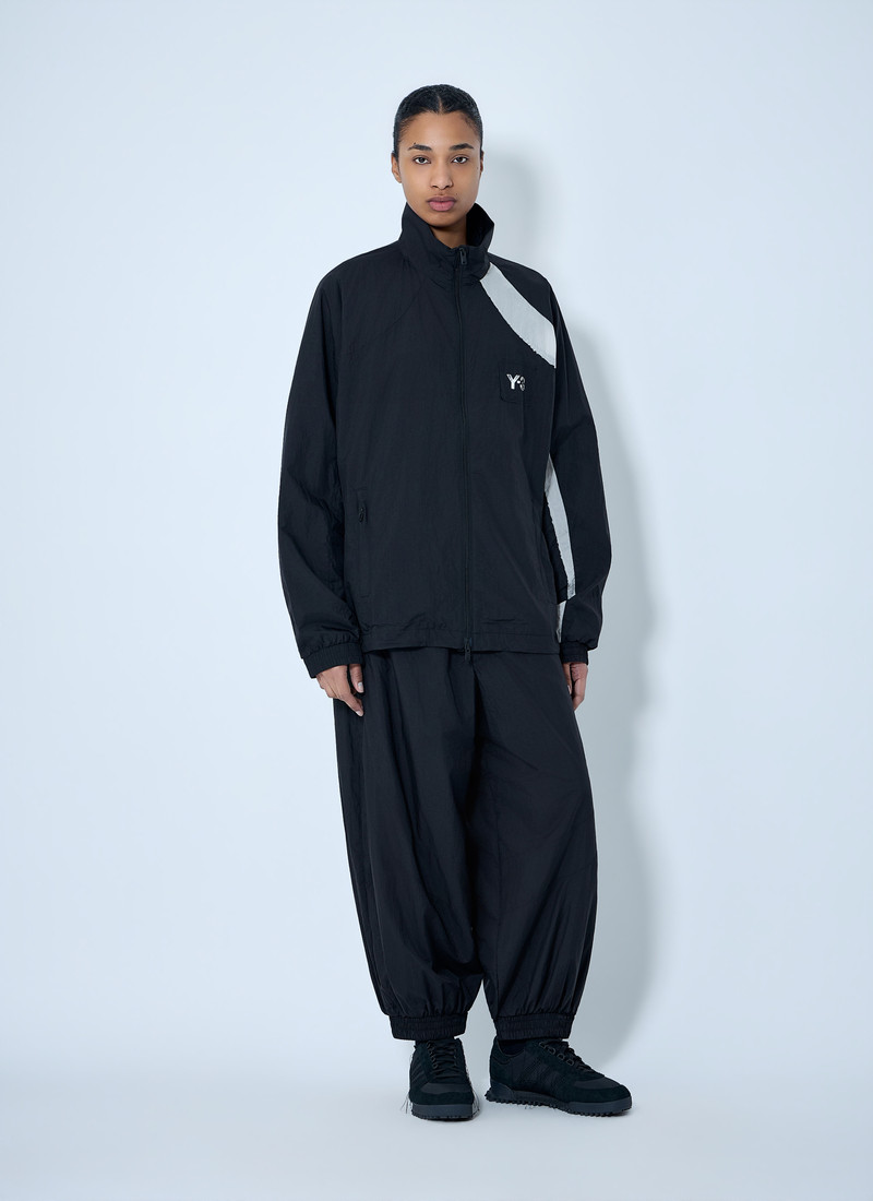Y-3 Raw Edge 3 Stripes Nylon Shell Jacket outlook
