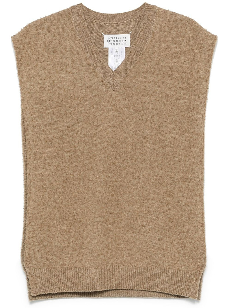 piled-knit vest 1
