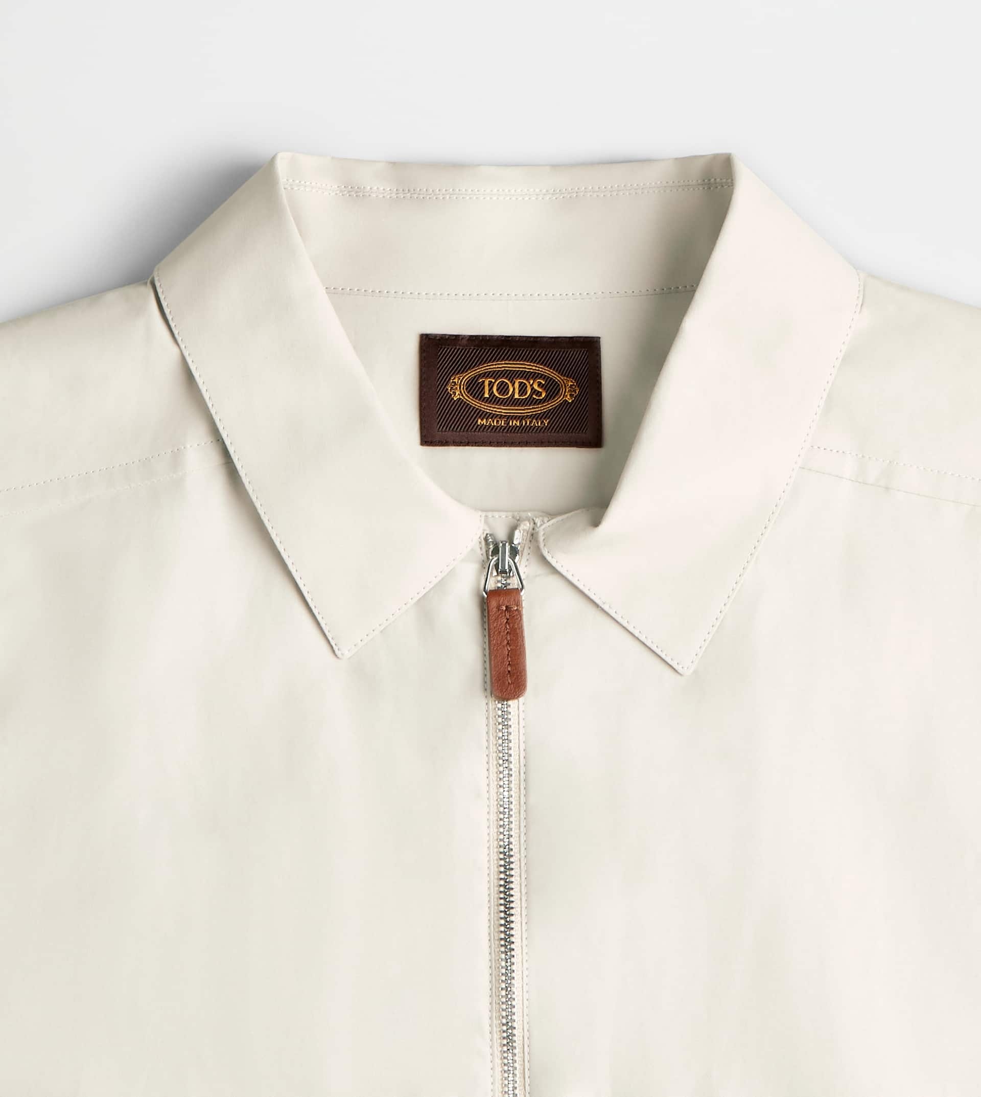 ZIPPED SHIRT JACKET - BEIGE - 9