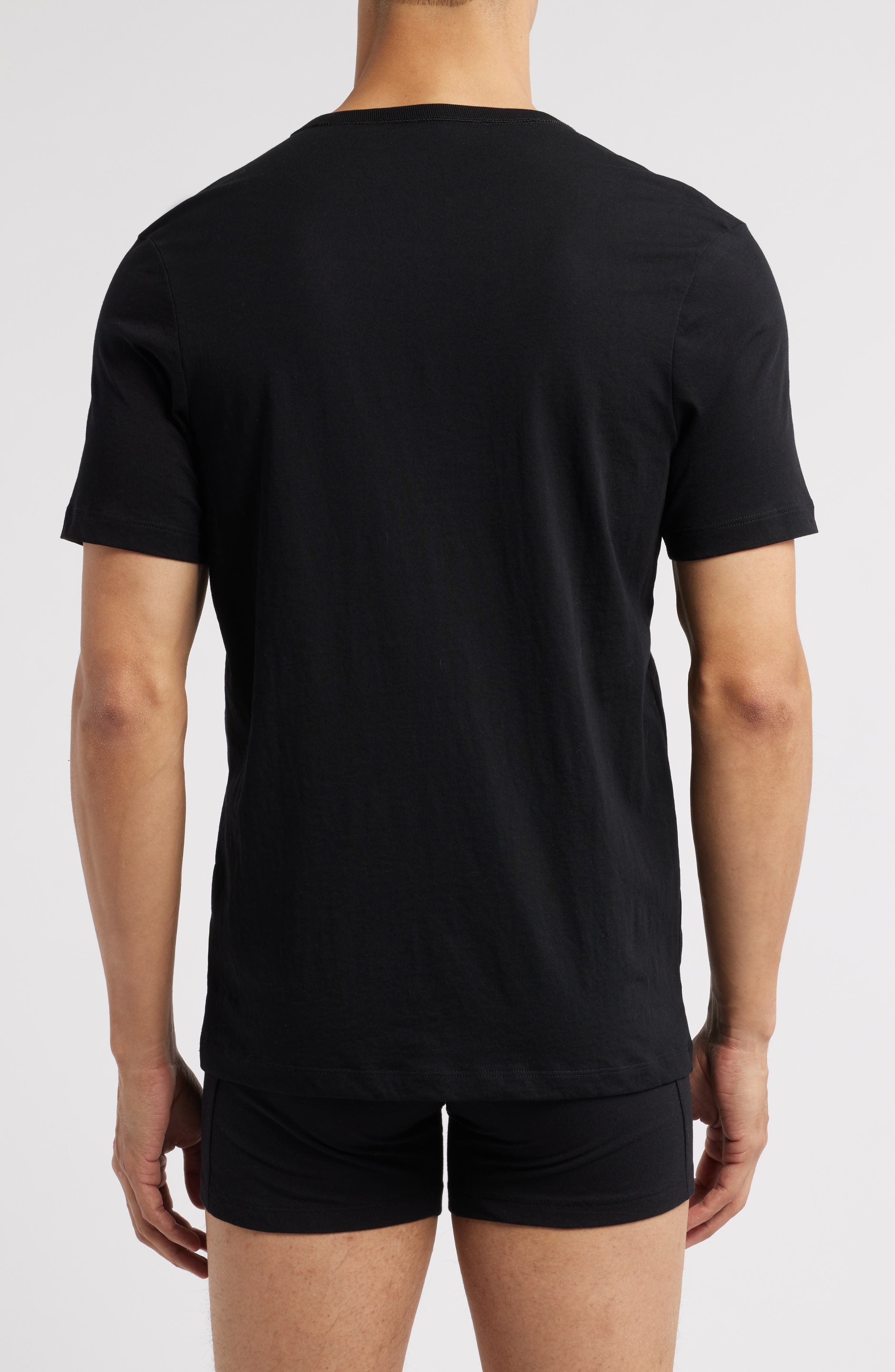 BOSS Men's 3-Packs Cotton Crewneck T-Shirts in Black at Nordstrom - 2
