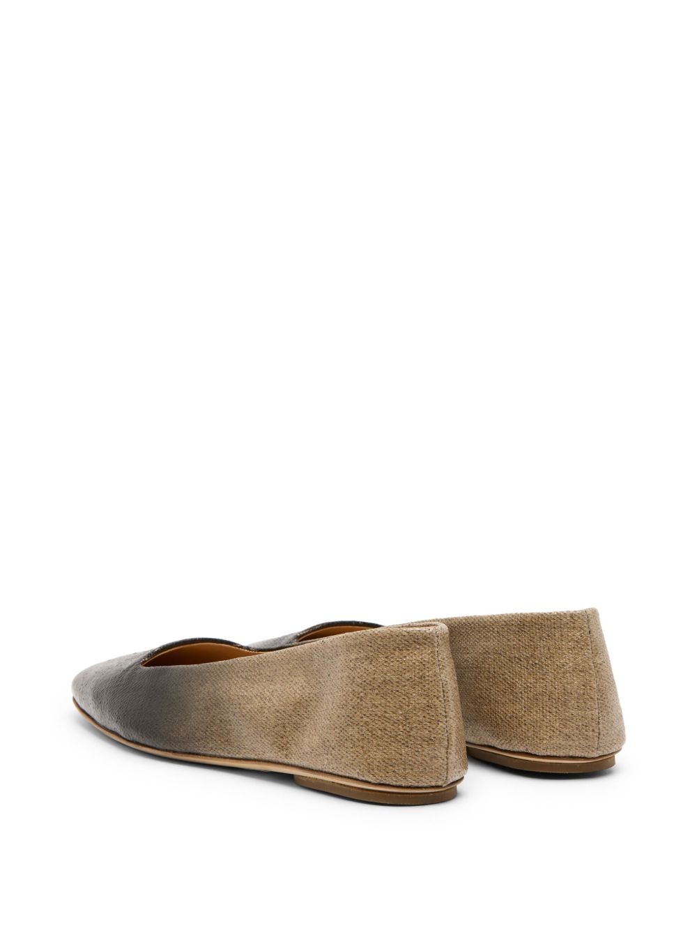 gradient ballerina shoes - 3