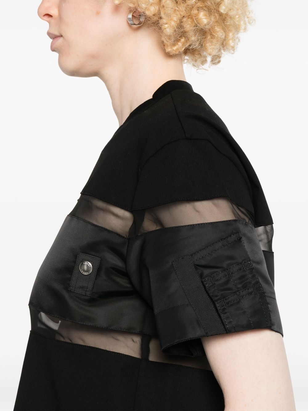 sheer-panels T-shirt - 5