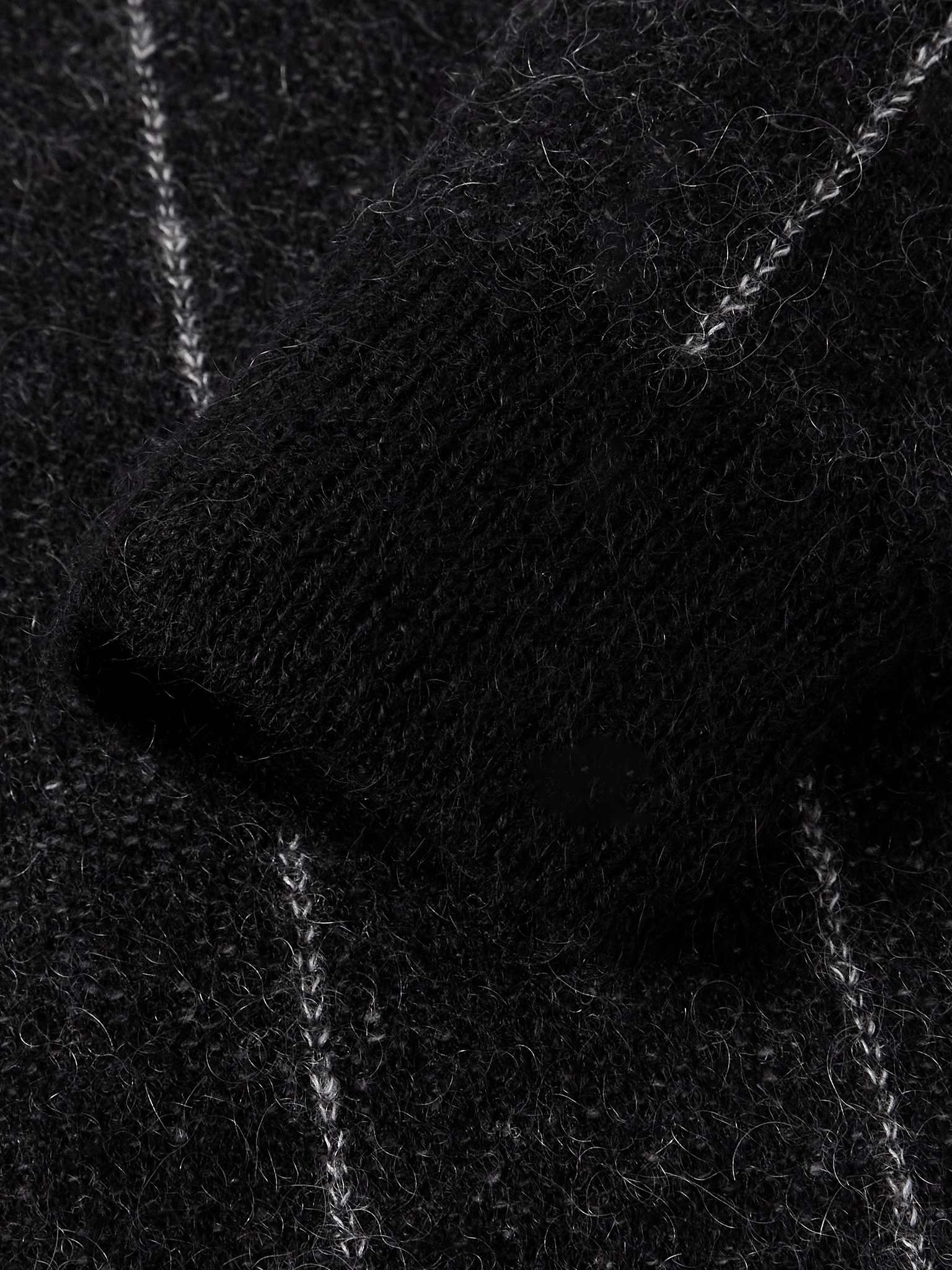 Billy 6594 Pinstriped Brushed-Knit Cardigan - 3
