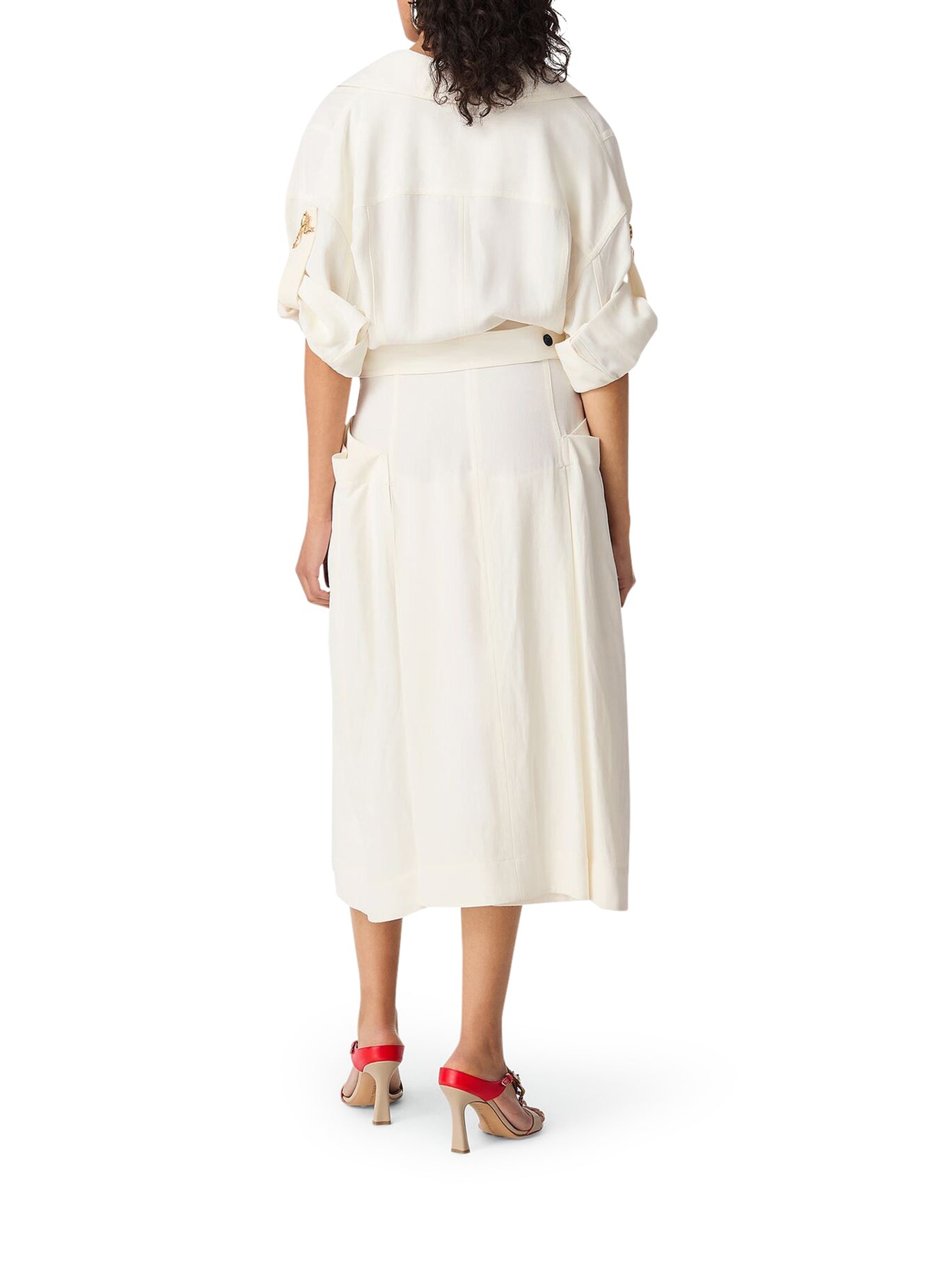 ワンピース BOTTEGA VENETA Linen and viscose dress Bottega Veneta LINEN AND VISCOSE DRESS | suitnegozi | REVERSIBLE