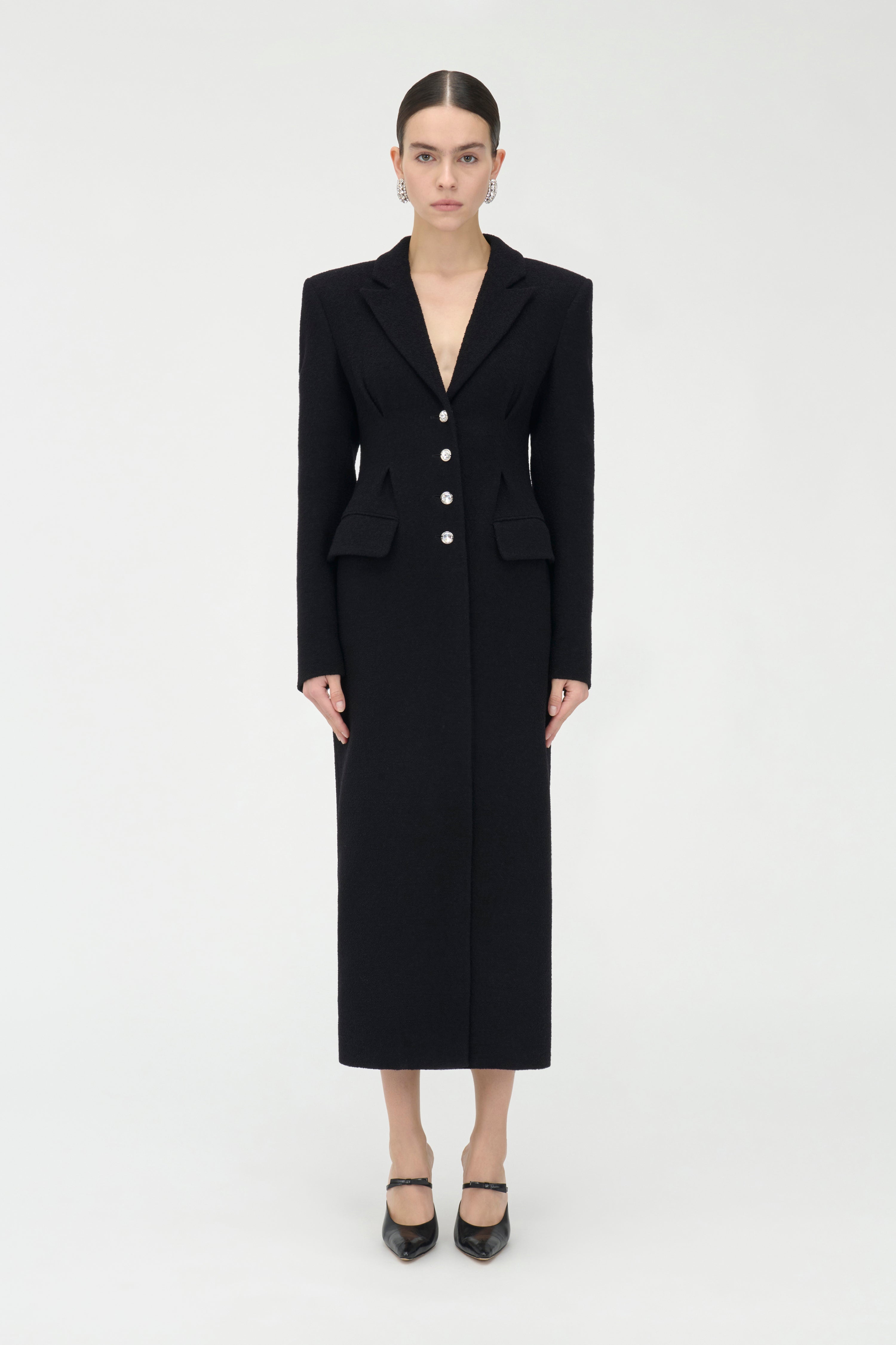 TWEED BOUCLE COAT - 3