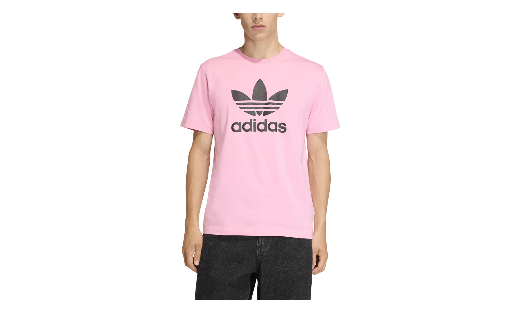 Originals Trefoil Essentials T-Shirt "Bliss Pink / Black" KR8884 - 1