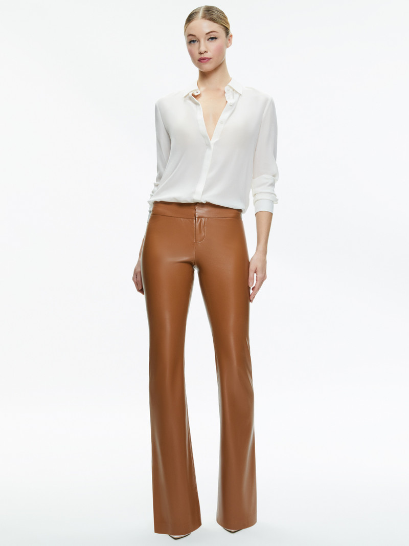 OLIVIA VEGAN BOOTCUT PANT 3