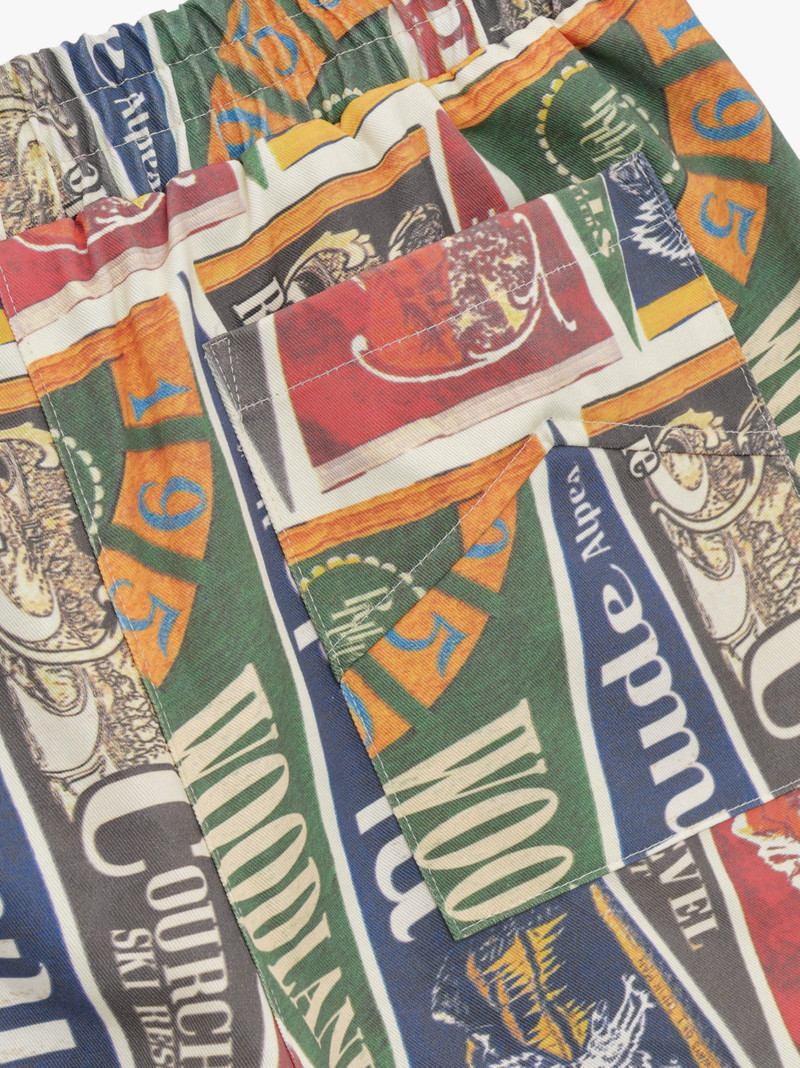 COLLEGIATE FLAG TWILL SHORT 4