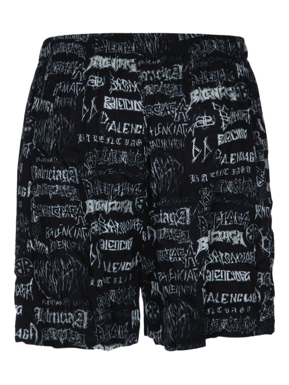 logo-print shorts - 2