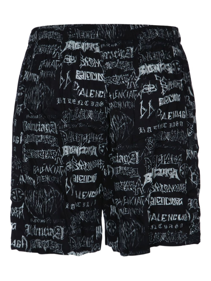 BALENCIAGA logo-print shorts outlook