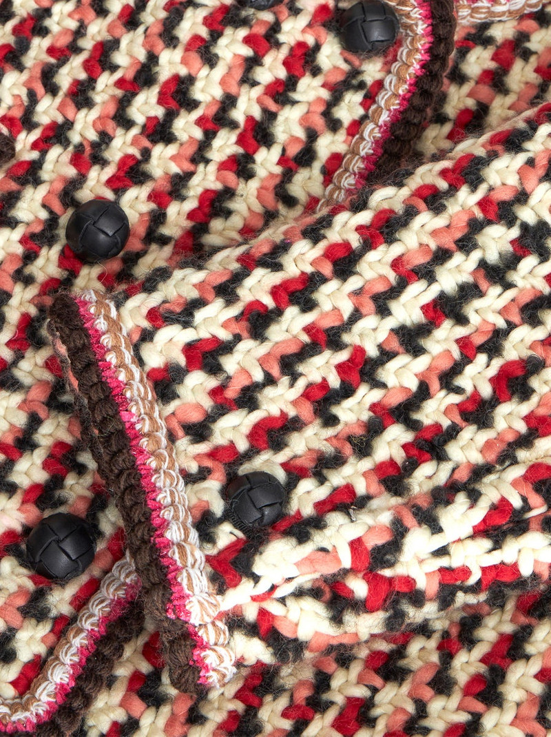 OVERSIZED JACKET IN HEAVYWEIGHT BOUCLÉ WOOL FABRIC 6