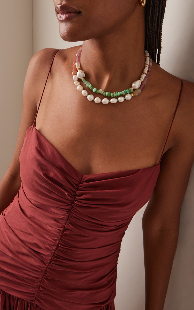 LIZZIE FORTUNATO Cabana Multi-Stone Necklace multi outlook